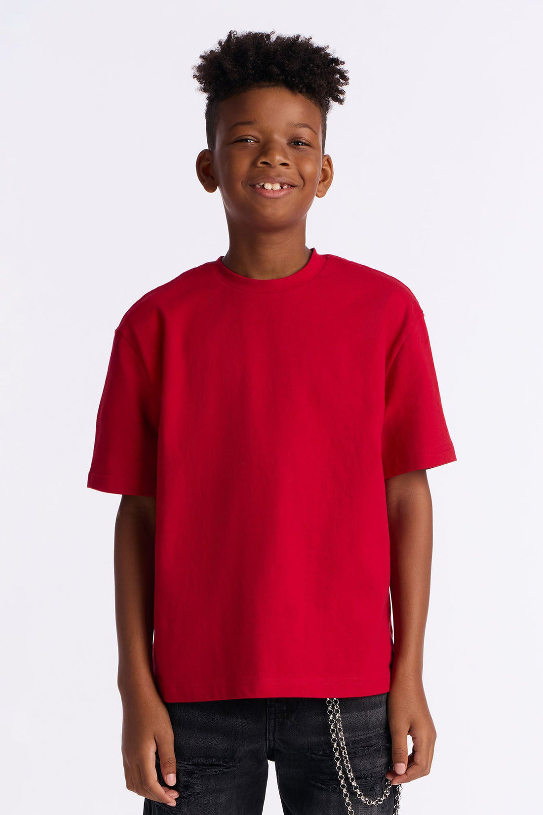 Mini Oversized Heavyweight Tee 240GSM - Red