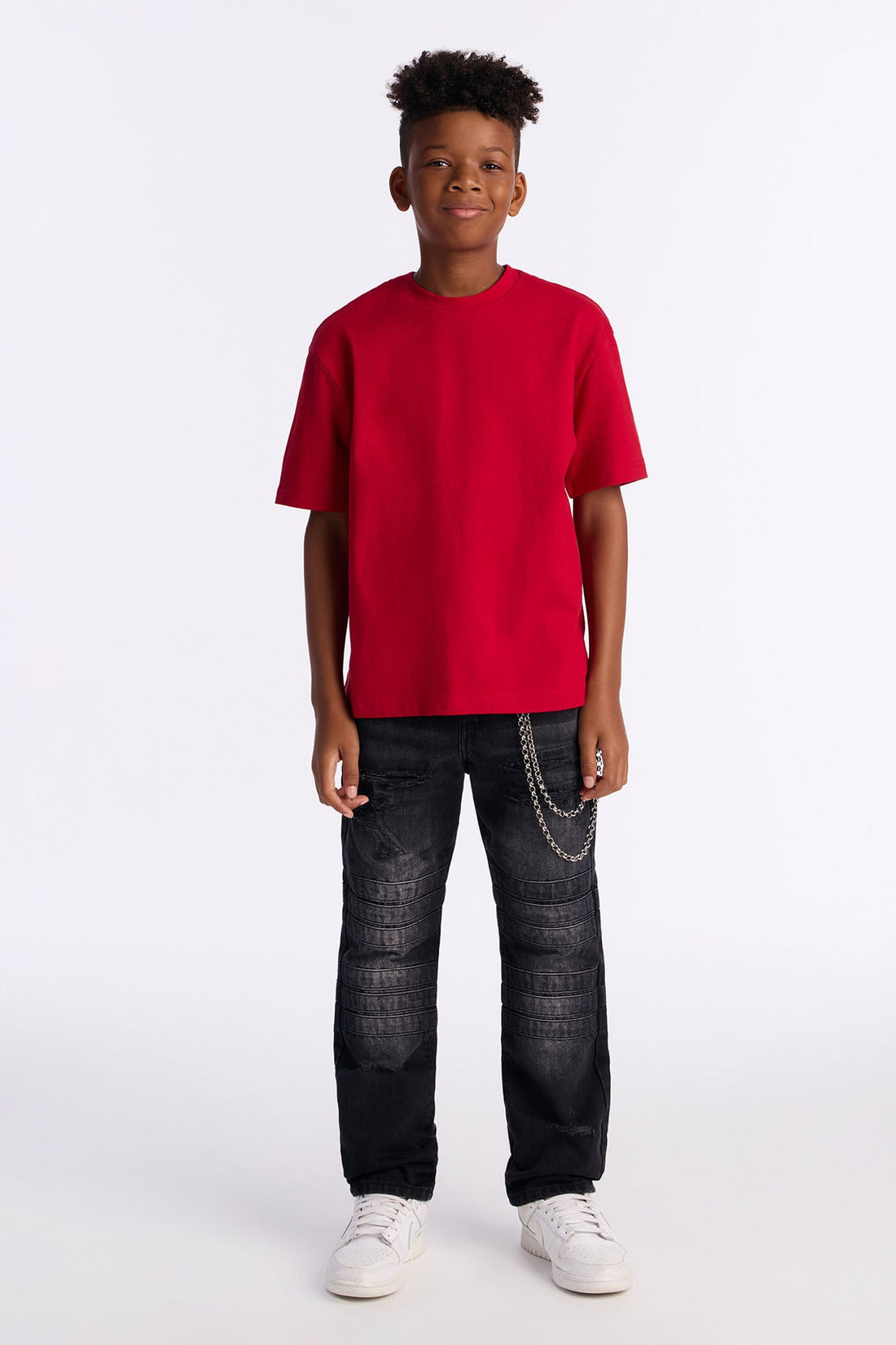 Mini Oversized Heavyweight Tee 240GSM - Red