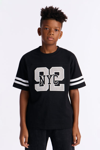 Mini NYC 92 Short Sleeve Jersey - Black