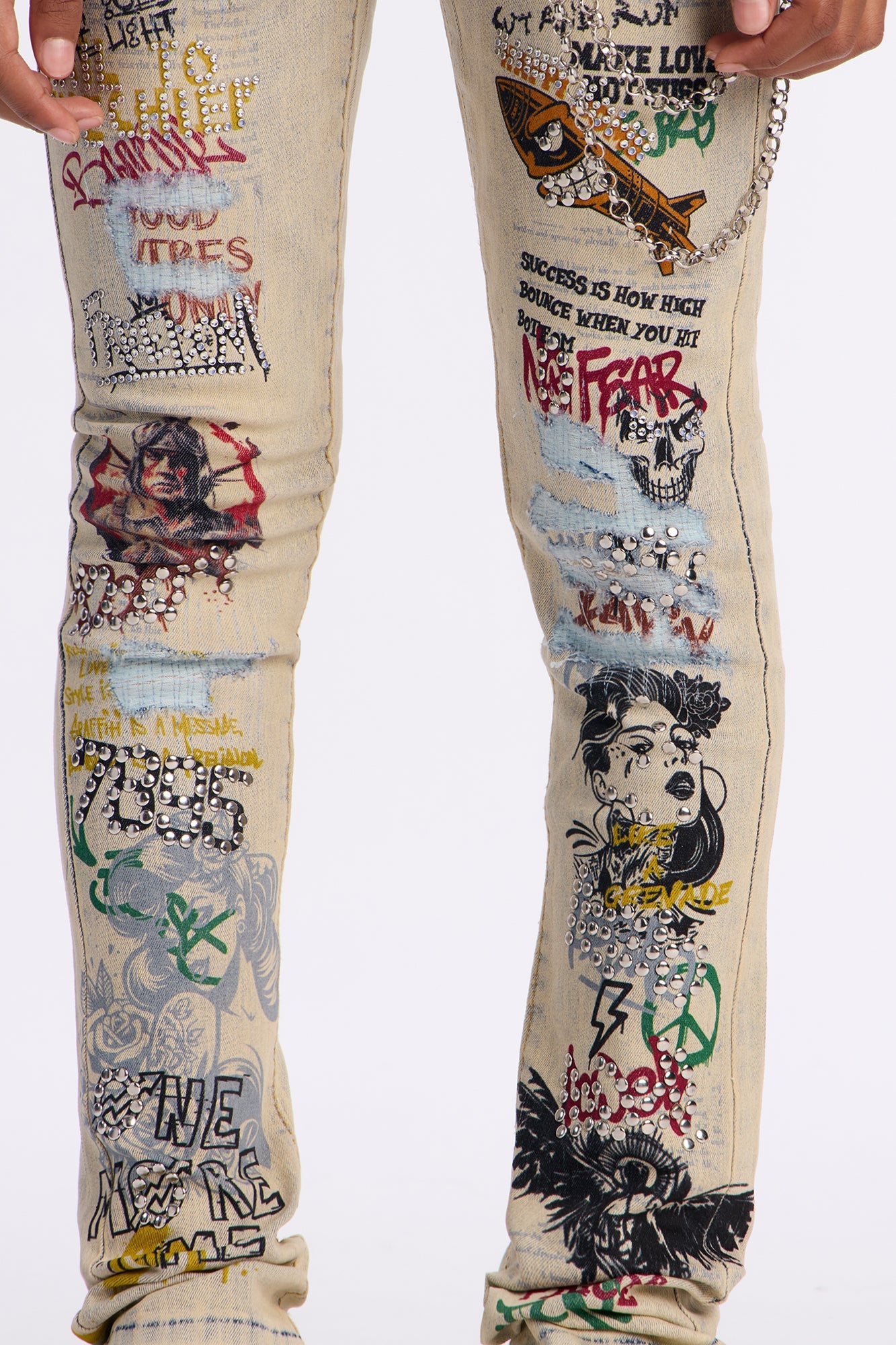 Mini Endless Graffiti Jeans - Vintage Wash