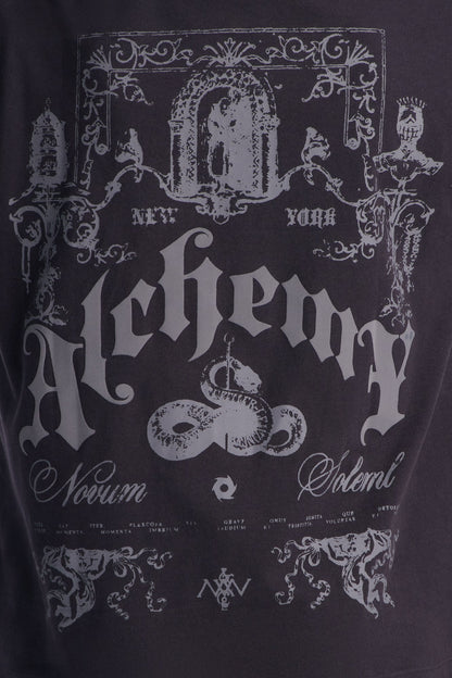 Mini Alchemy Front/Back Short Sleeve Tee - Charcoal