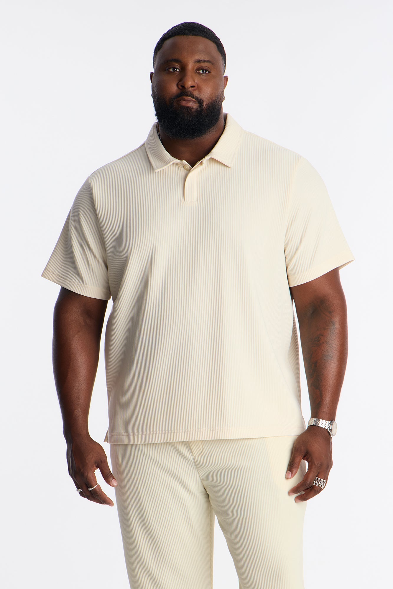 Show Up Polo Shirt - Off White