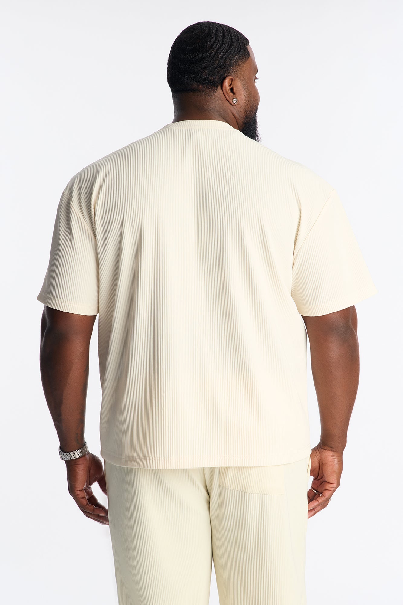 Show Up Relaxed Crewneck Tee - Off White