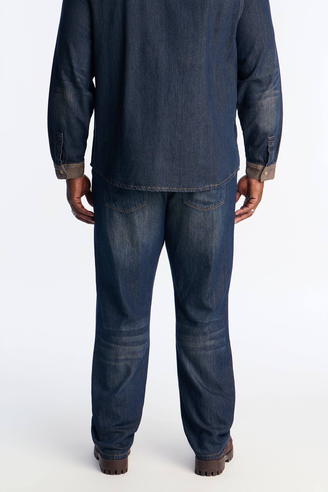 Straight Dual Tone Jean - Indigo