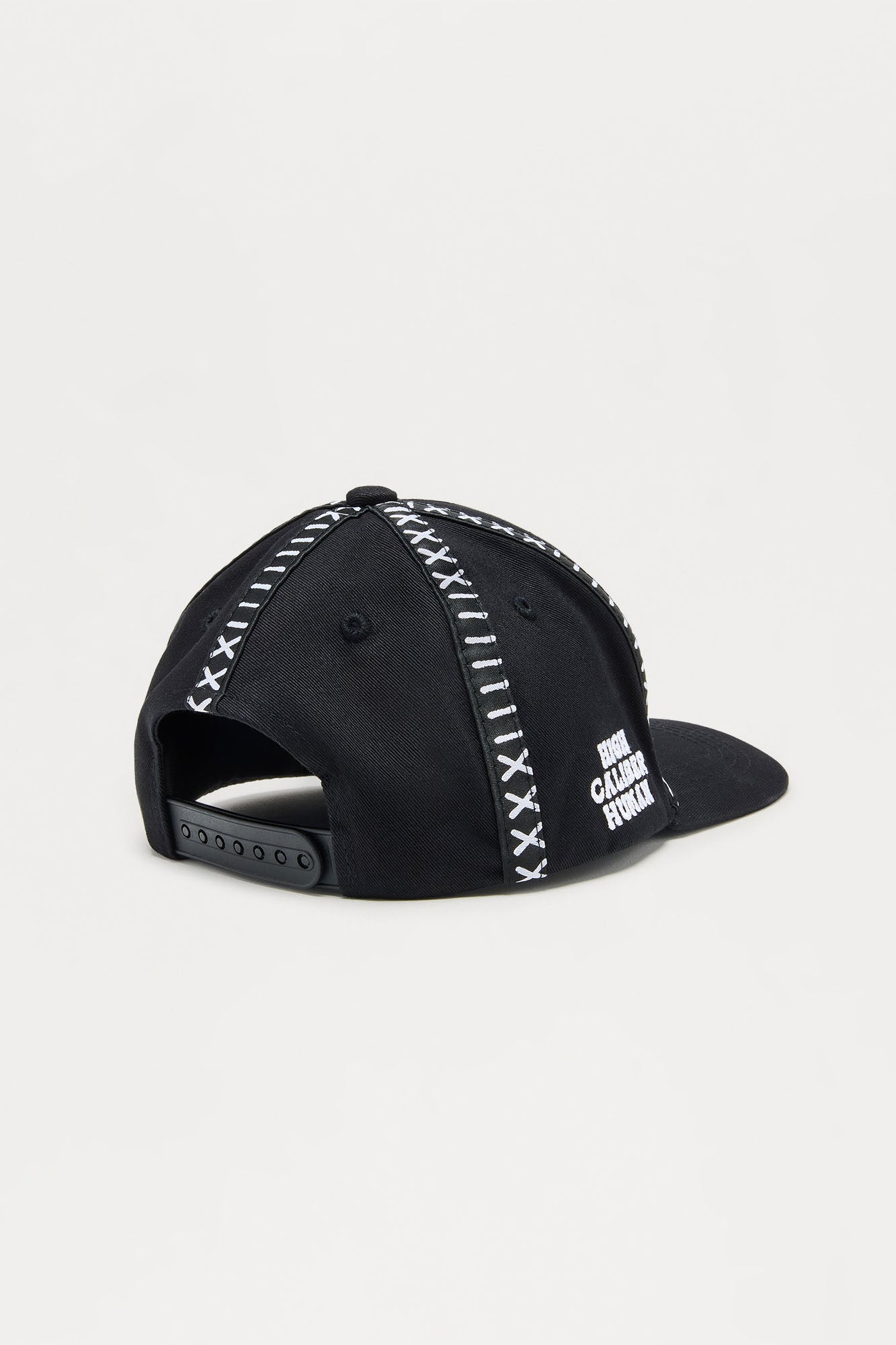Mini El Barrio Stitch Structured Snapback Hat - Black