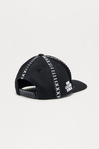 Mini El Barrio Stitch Structured Snapback Hat - Black