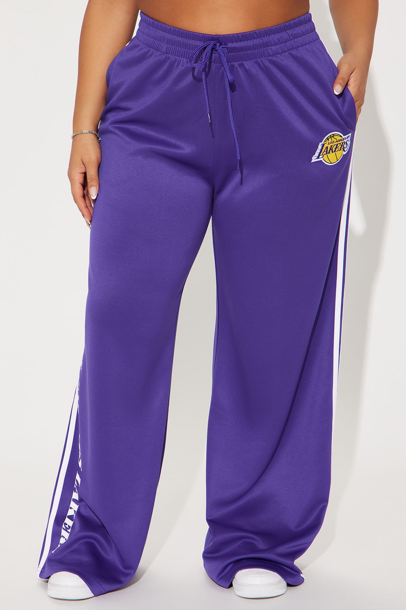 Lakers Halftime Wide Leg Pant - Purple