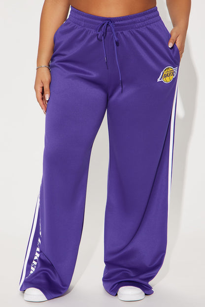 Lakers Halftime Wide Leg Pant - Purple