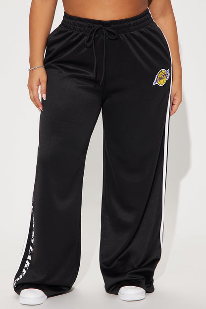 Lakers Halftime Wide Leg Pant - Black