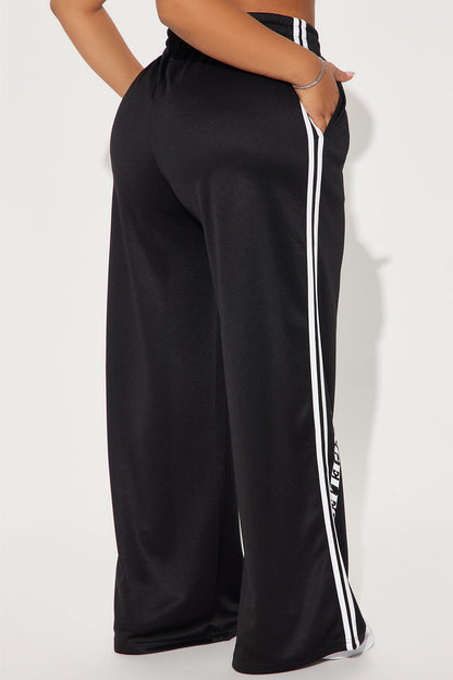 Lakers Halftime Wide Leg Pant - Black