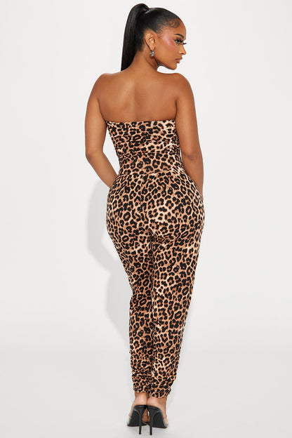 Kaiah Jumpsuit - Brown/combo