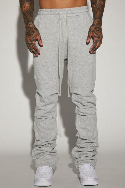 Hudson Skinny Flare Sweatpant - Heather Grey