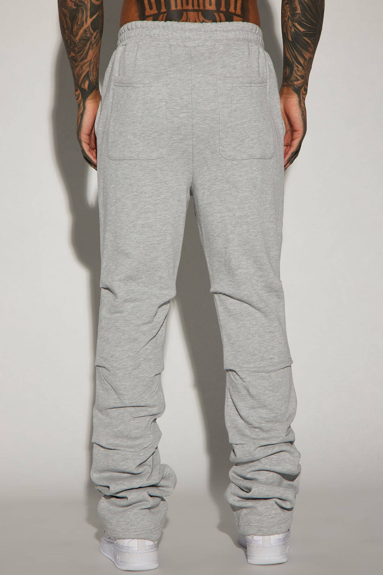 Hudson Skinny Flare Sweatpant - Heather Grey