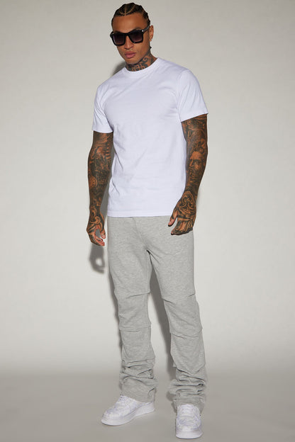 Hudson Skinny Flare Sweatpant - Heather Grey