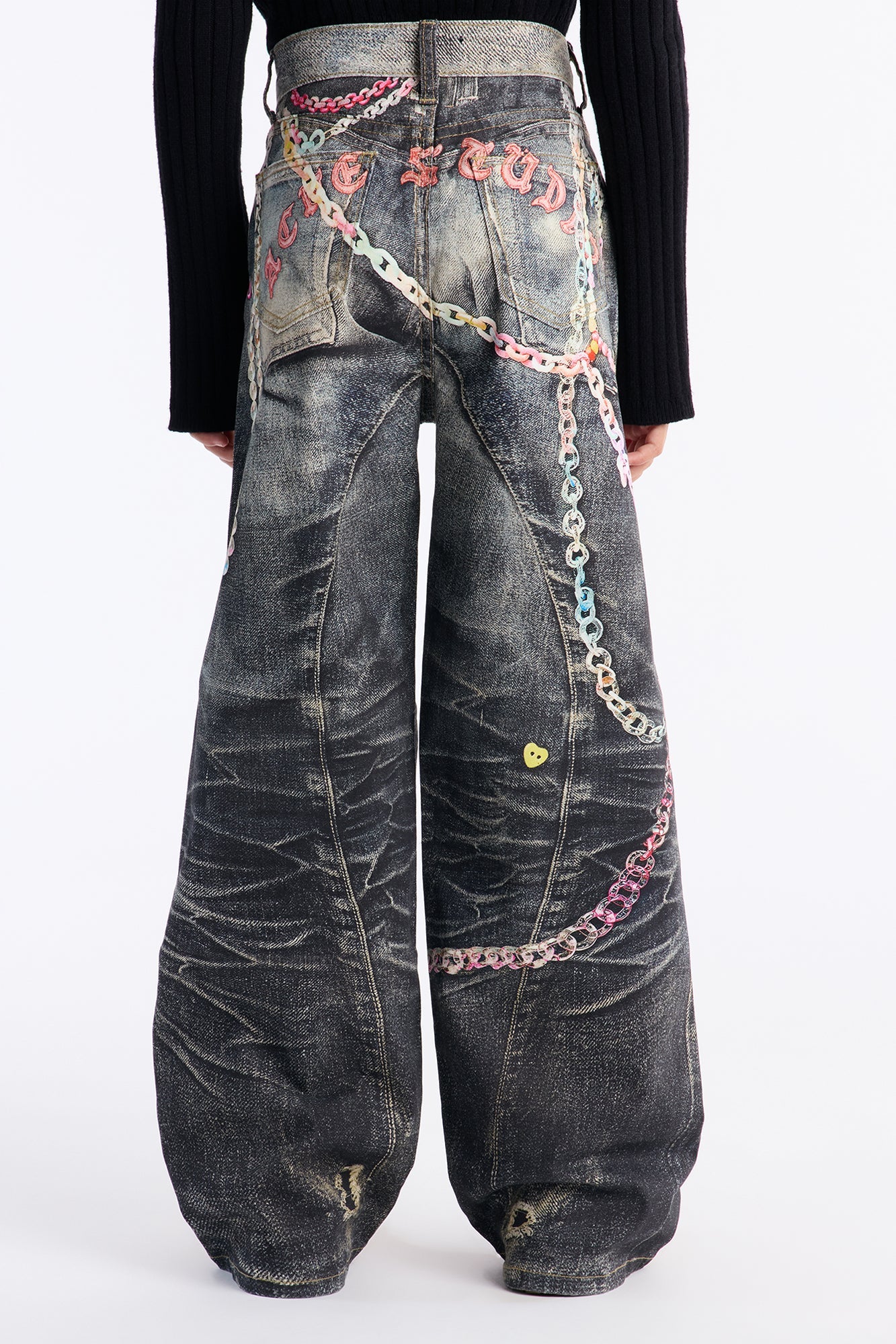 Mini Ashley Wide Leg Jean - Dark Wash