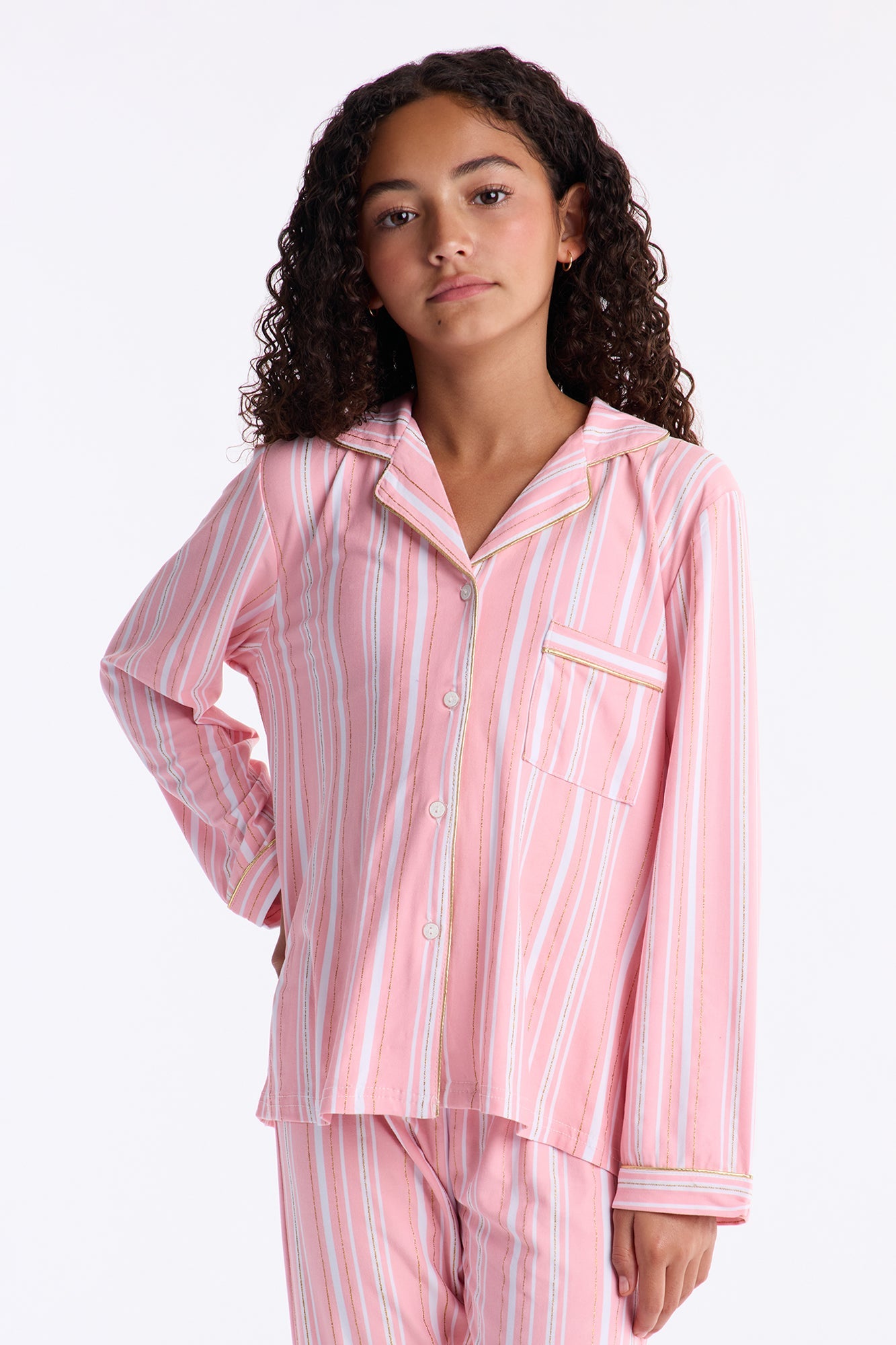 Mini Sweet As Ever Pant Set - Pink/combo