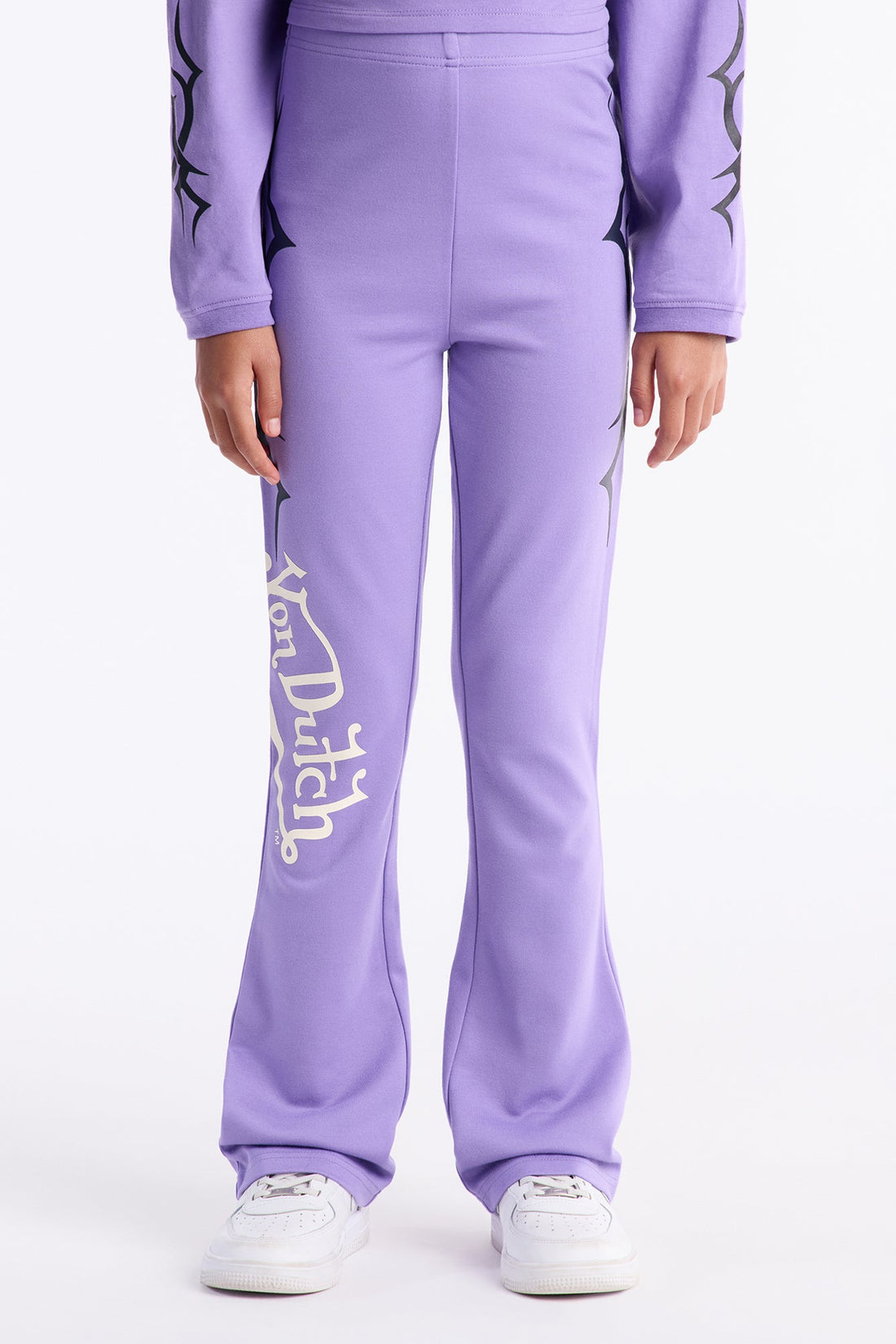 Mini Von Dutch Twisted Edges Flare Pant - Purple
