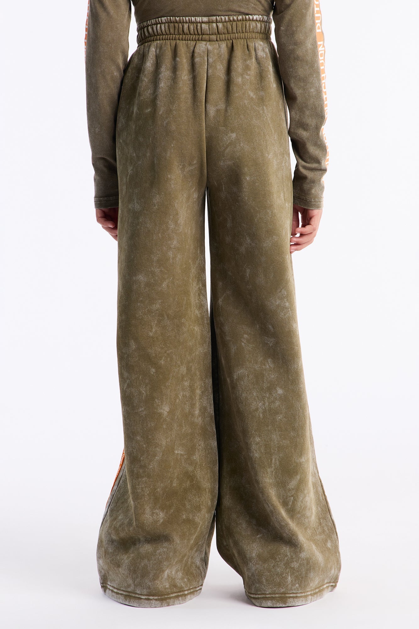 Mini Von Dutch Washed Pants - Olive
