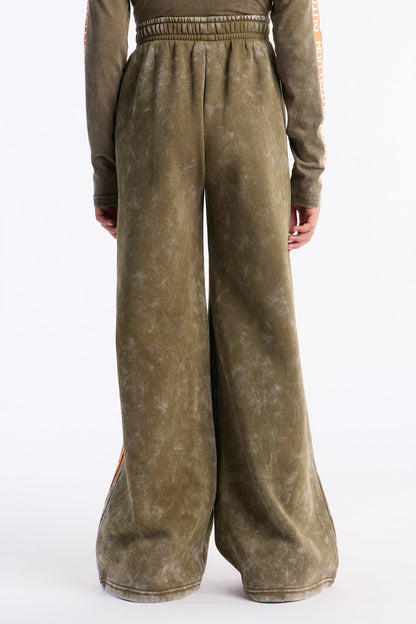 Mini Von Dutch Washed Pants - Olive