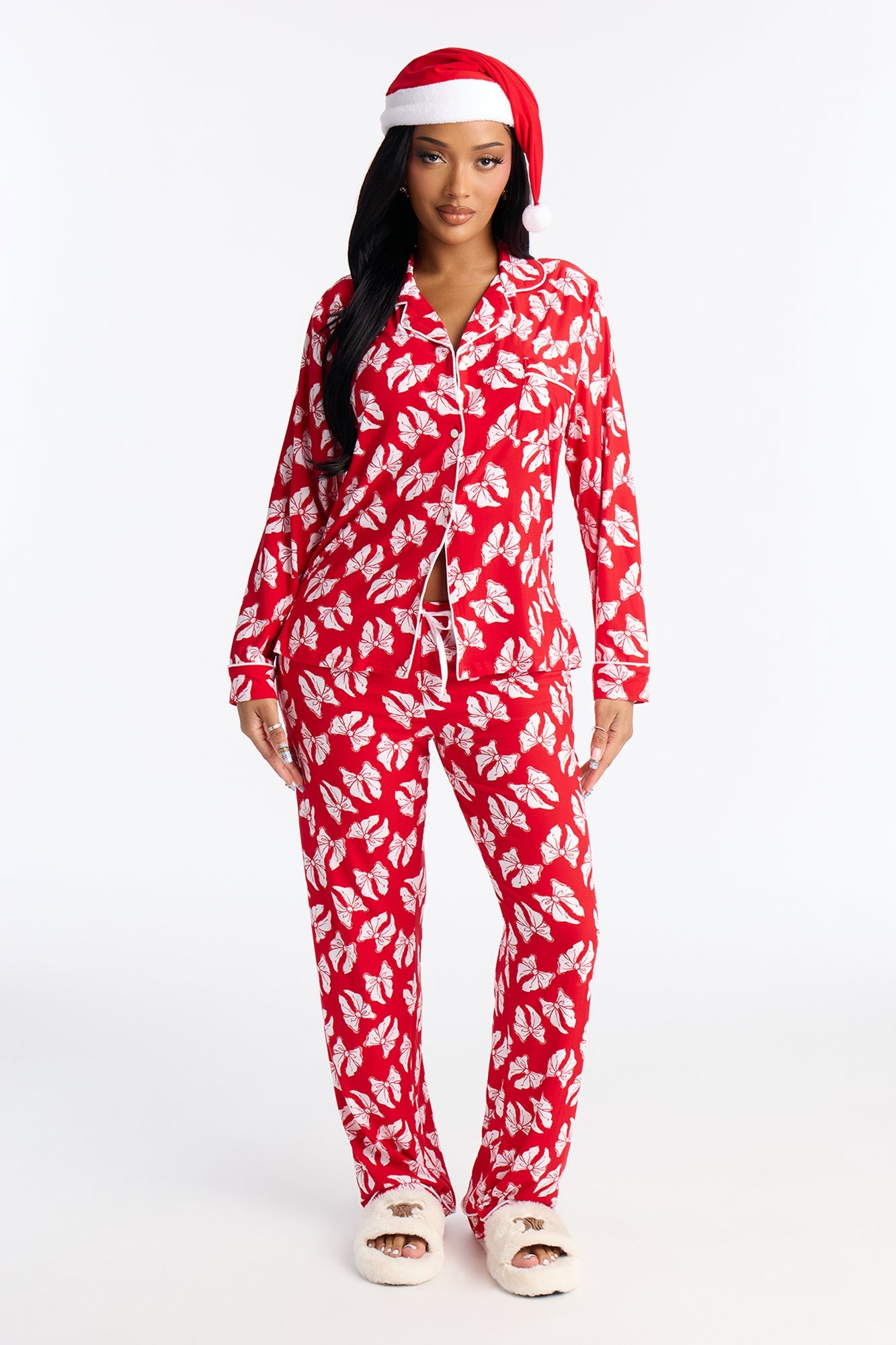 Christmas Present 3 Piece PJ Pant Set - Red