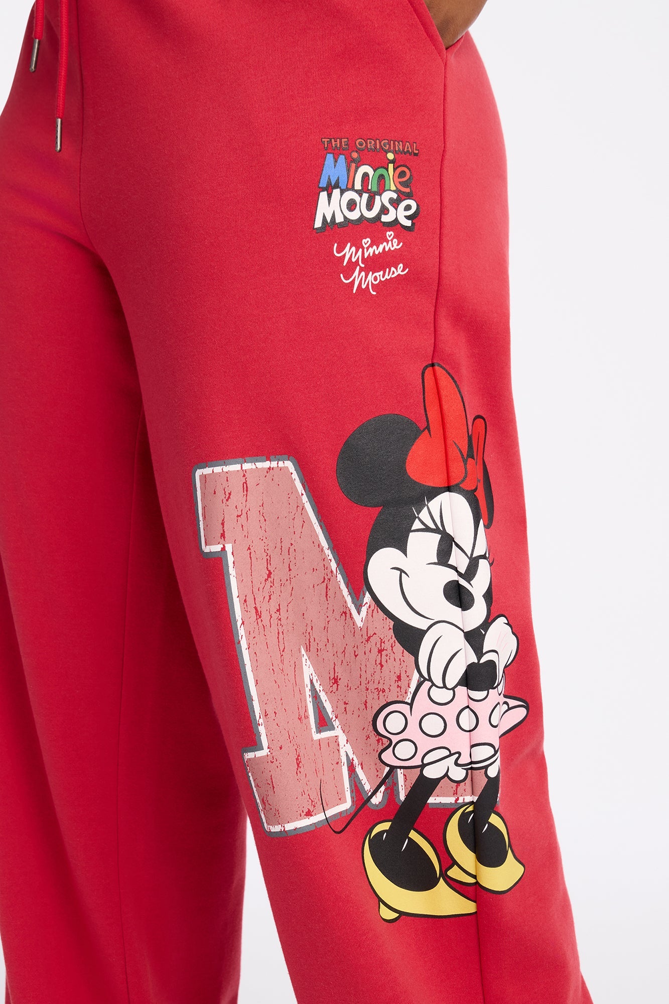 Minnie Mouse Wide Leg Fleece Pant - Red