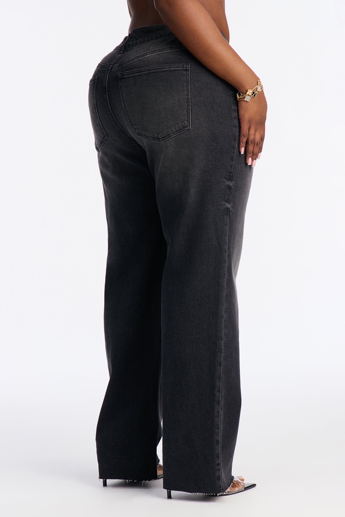 Tough Love Stretch Straight Leg Jean - Black Wash