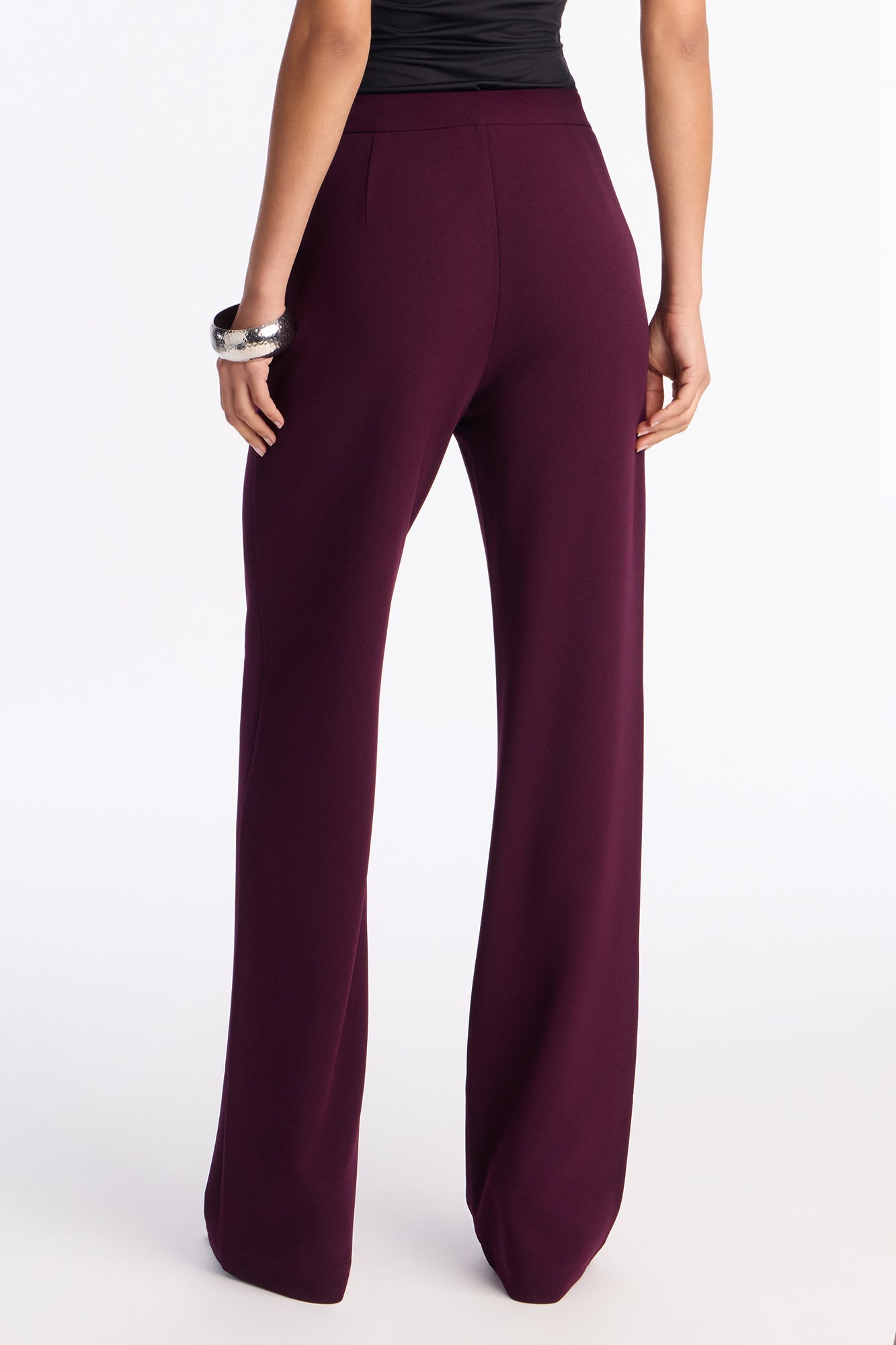 Core Competency Straight Leg Trouser - Plum