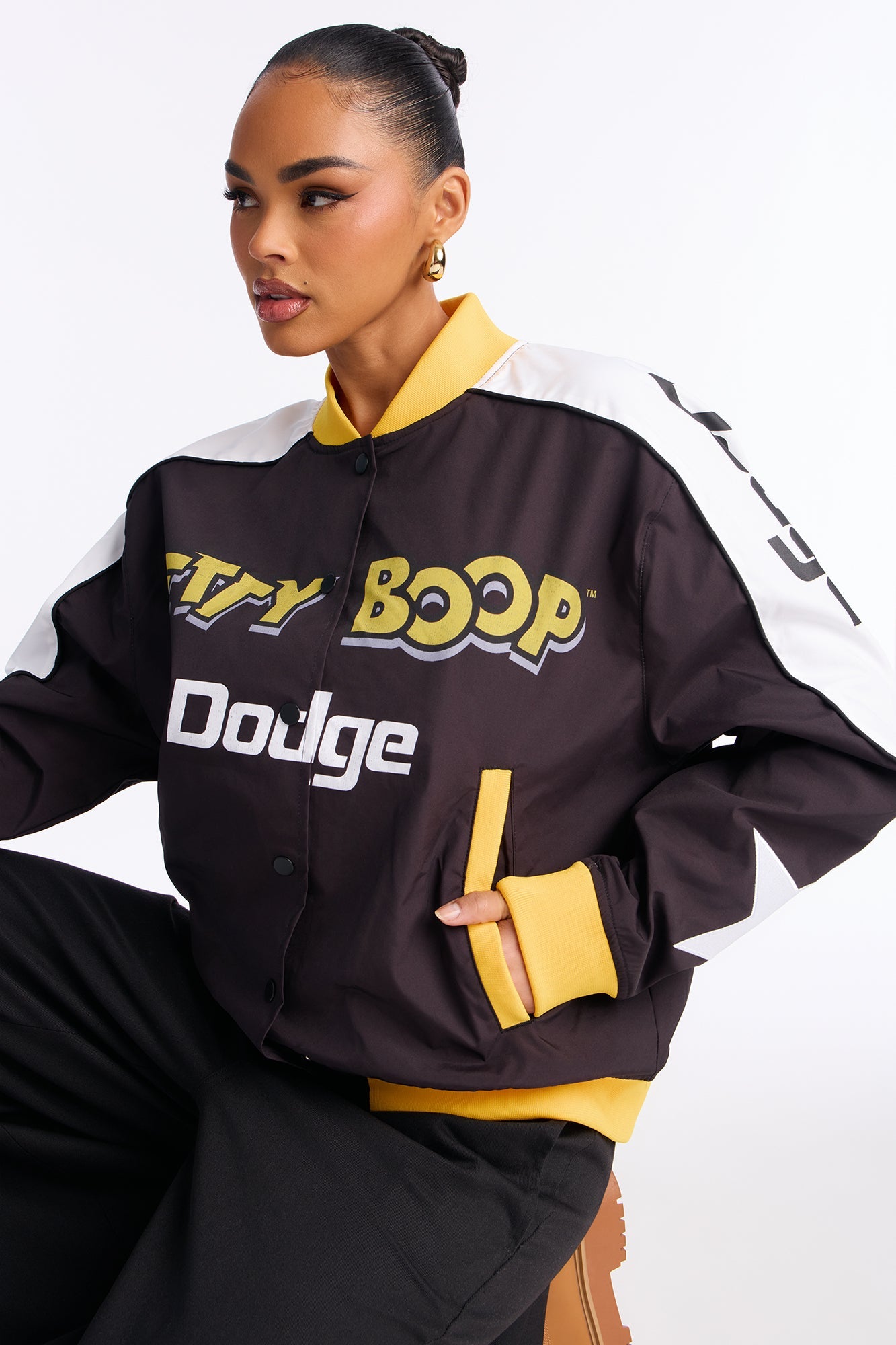 Betty Boop Dodge Challenger Jacket - Multi Color