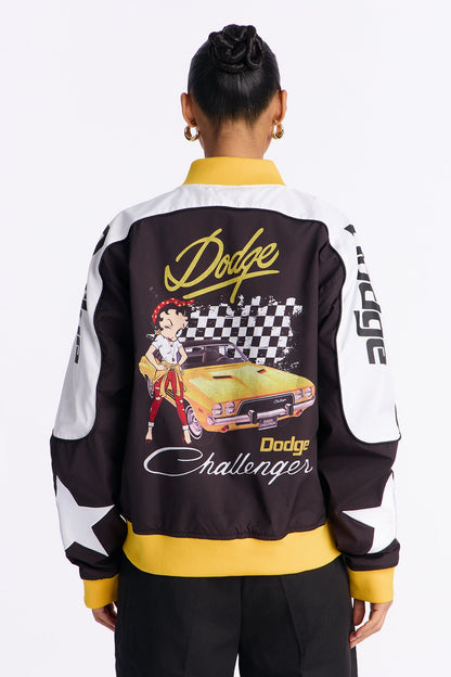 Betty Boop Dodge Challenger Jacket - Multi Color