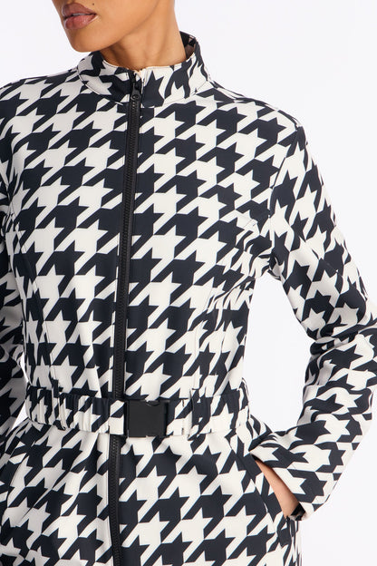 Cross Country Ski Jumpsuit - Black/White