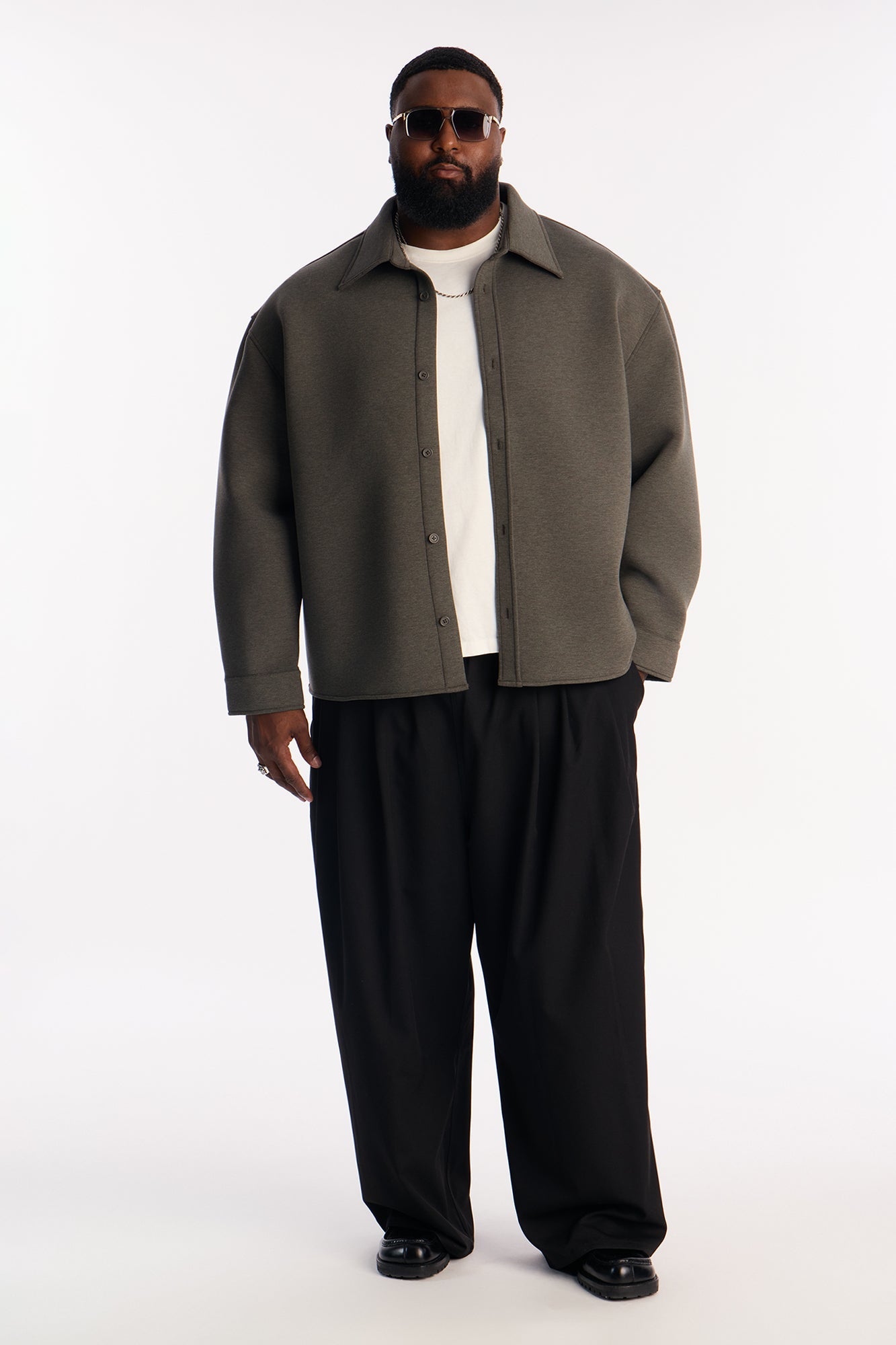 Relaxed Arclight Interlock Shirt - Brown