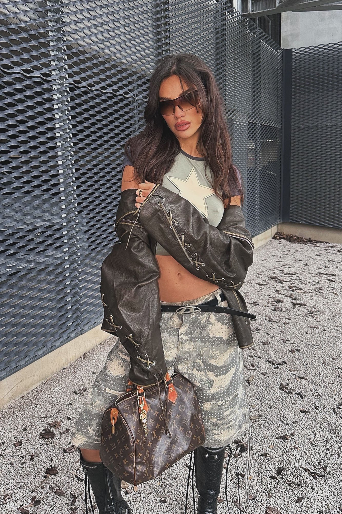 A Reason For Everything Camo Bermuda Short - Olive/combo