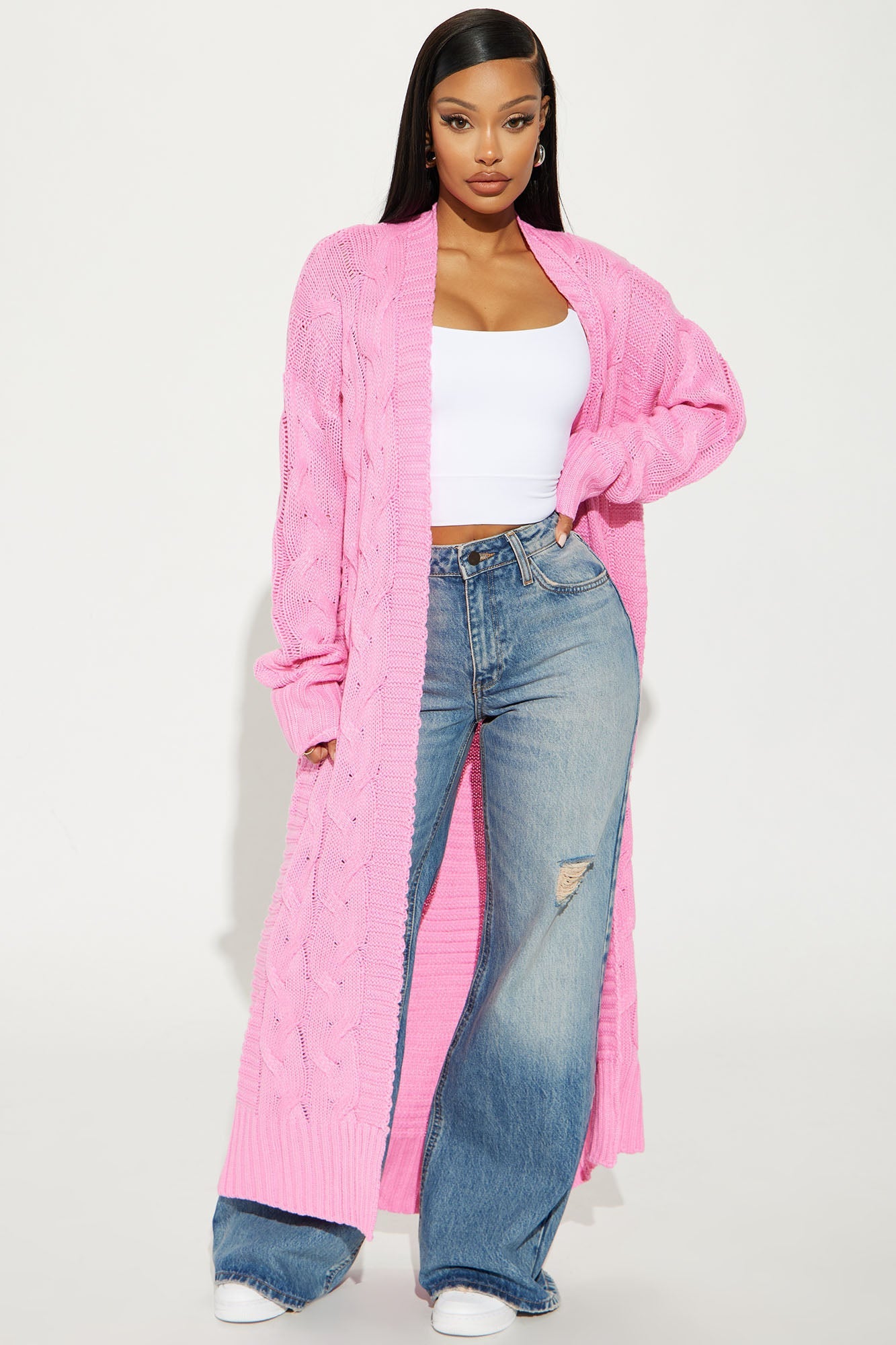 You Do You Dusty Tinted Baggy Jeans - Vintage Wash