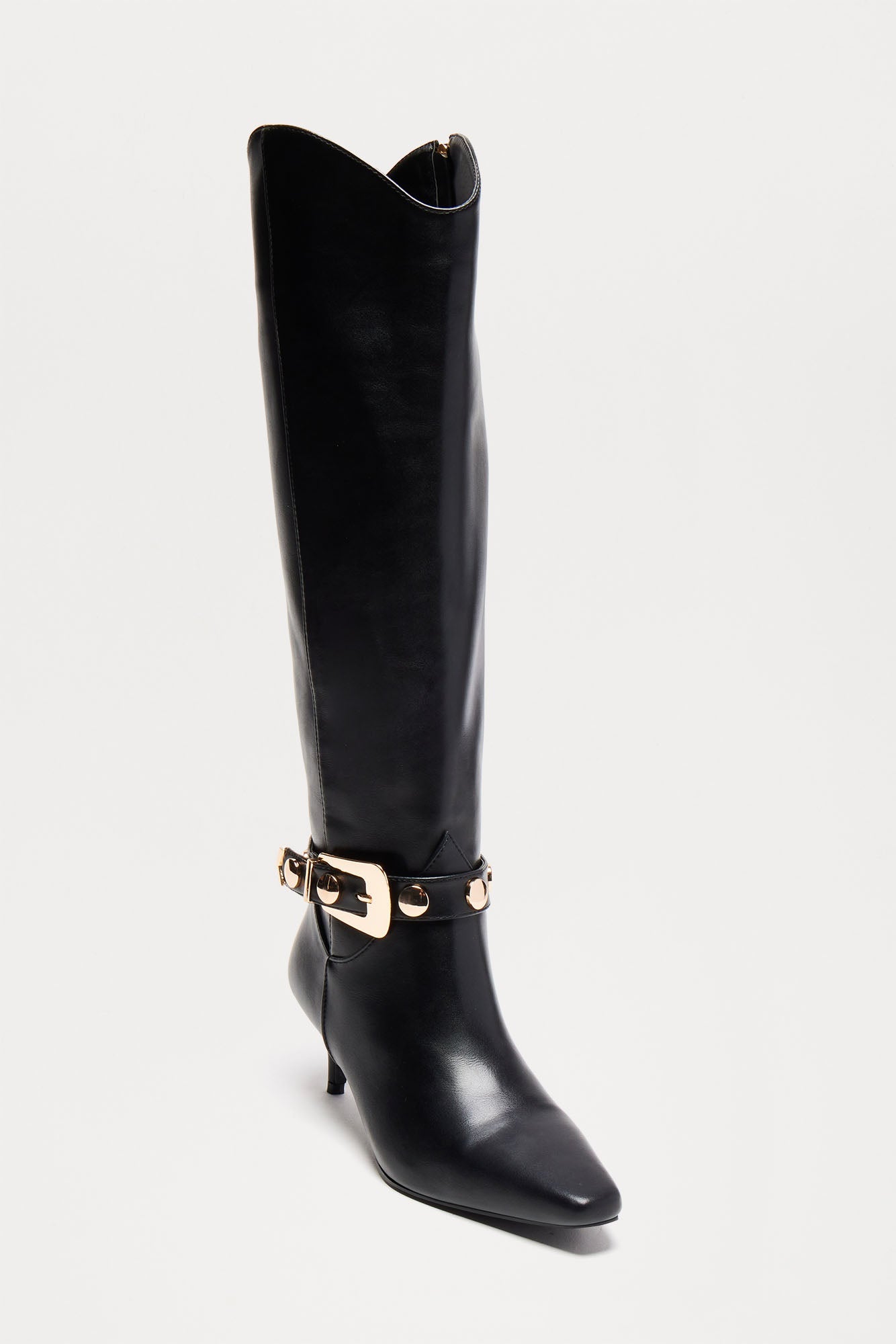 Kane Buckle Boots - Black
