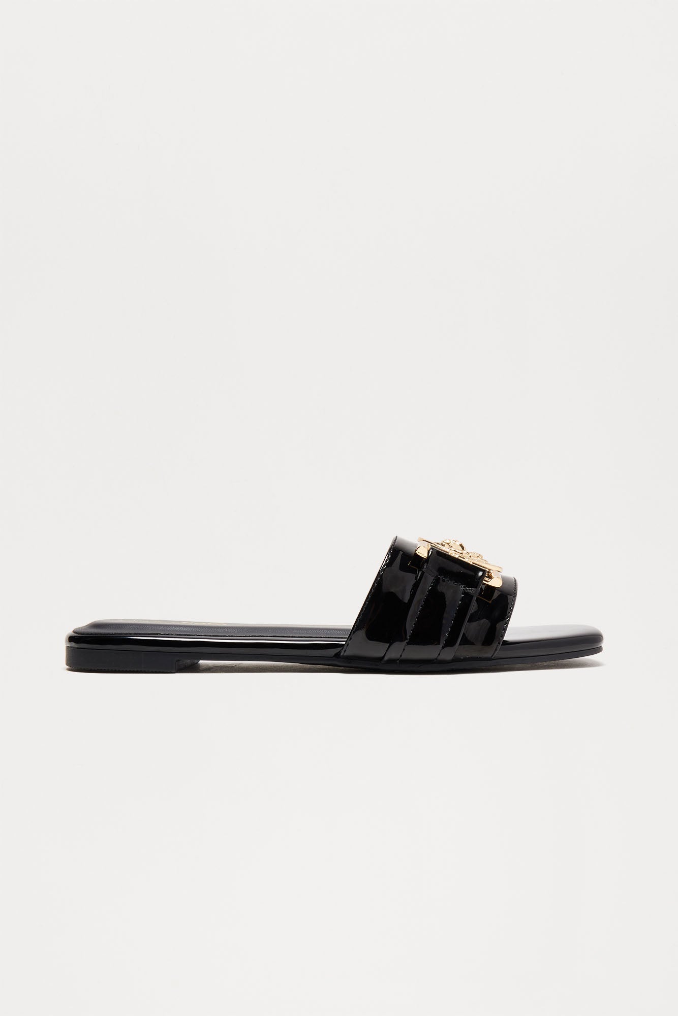 Caleb Hardware Sandals - Black