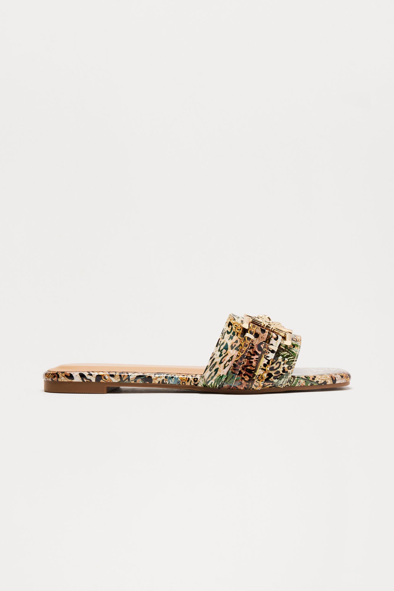 Caleb Hardware Sandals - Leopard