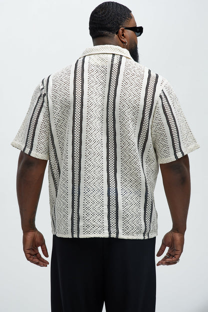 Flashbacks Shirt - White/Black