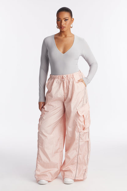 Life Of Leisure Windbreaker Joggers 30″ - Pink