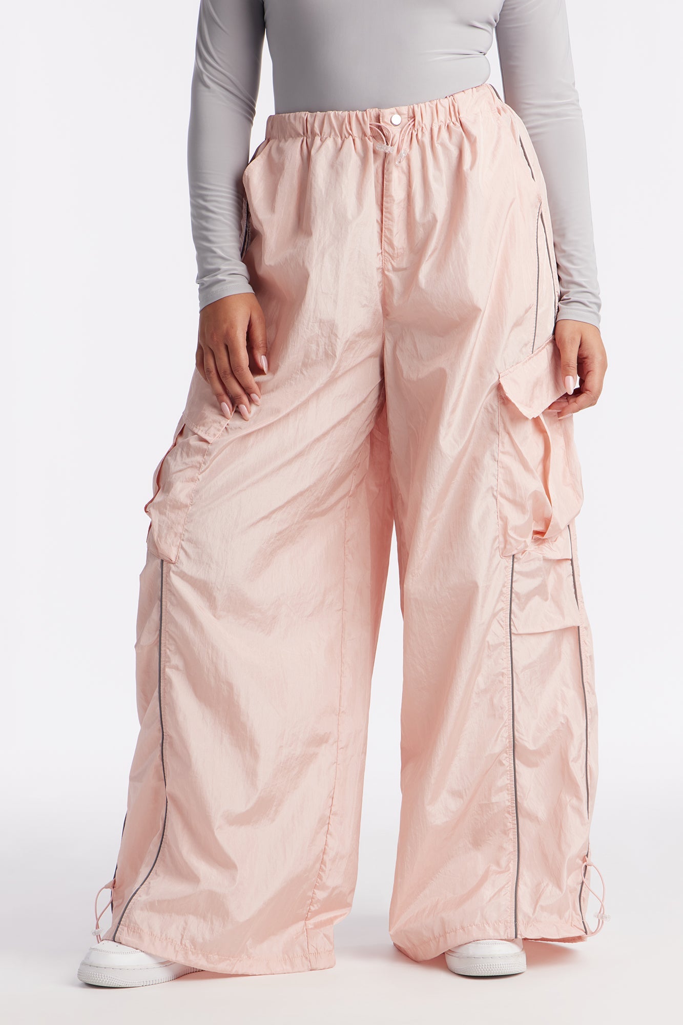 Life Of Leisure Windbreaker Joggers 30″ - Pink
