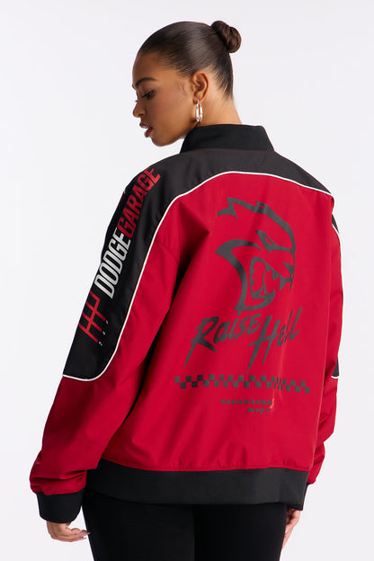 Dodge Raise Hell Bomber Jacket - Red/combo