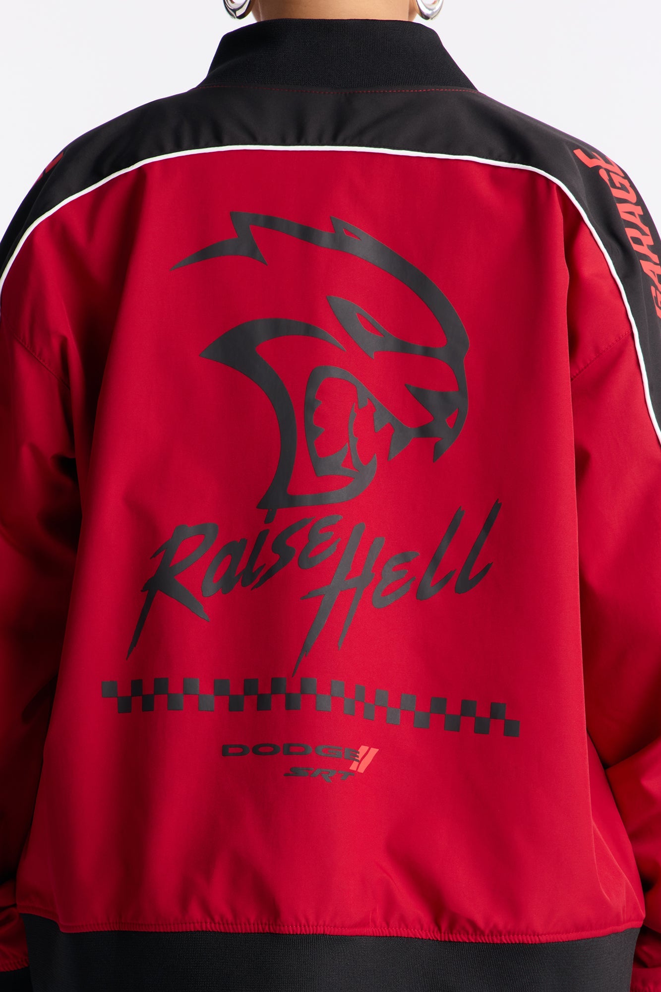Dodge Raise Hell Bomber Jacket - Red/combo