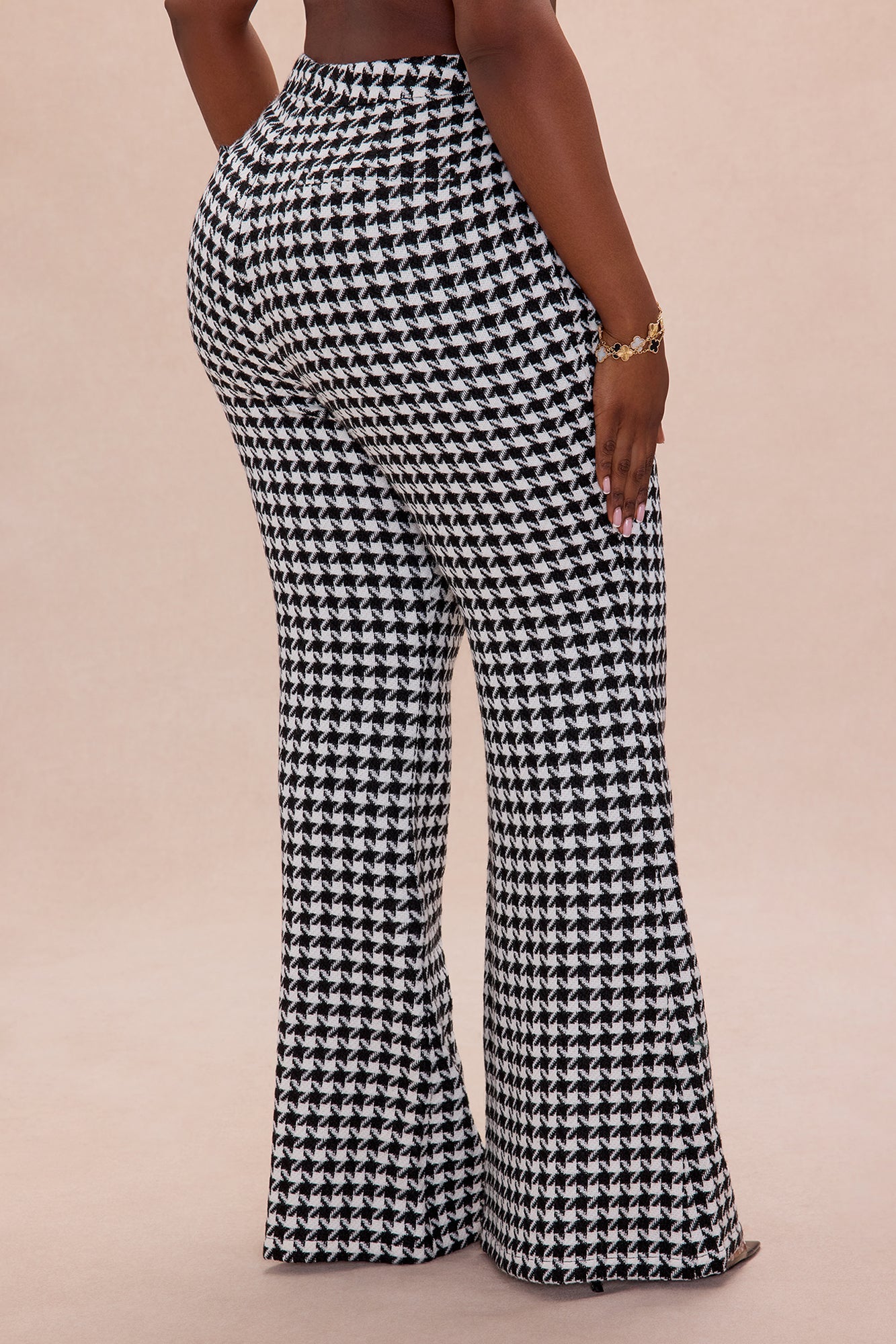 Calista Tweed Pant - Black/White