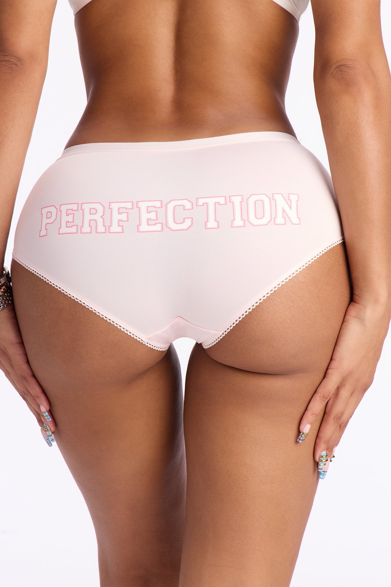 Perfection Microfiber Boyshort Panty - Pink