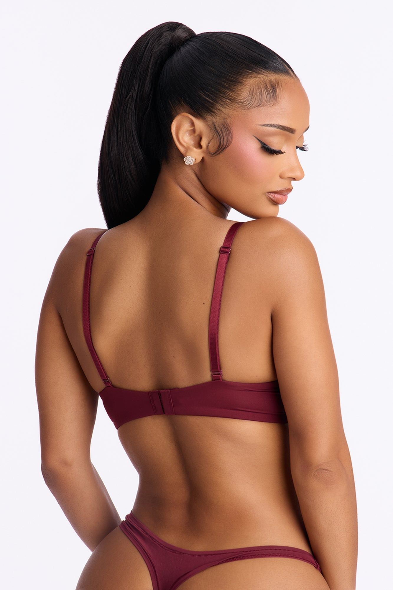 Your Go To Push Up Bra - Wine