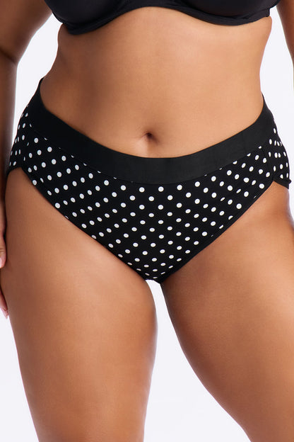 In My Comfort Zone Cotton Mid Rise Hipster - Black/combo