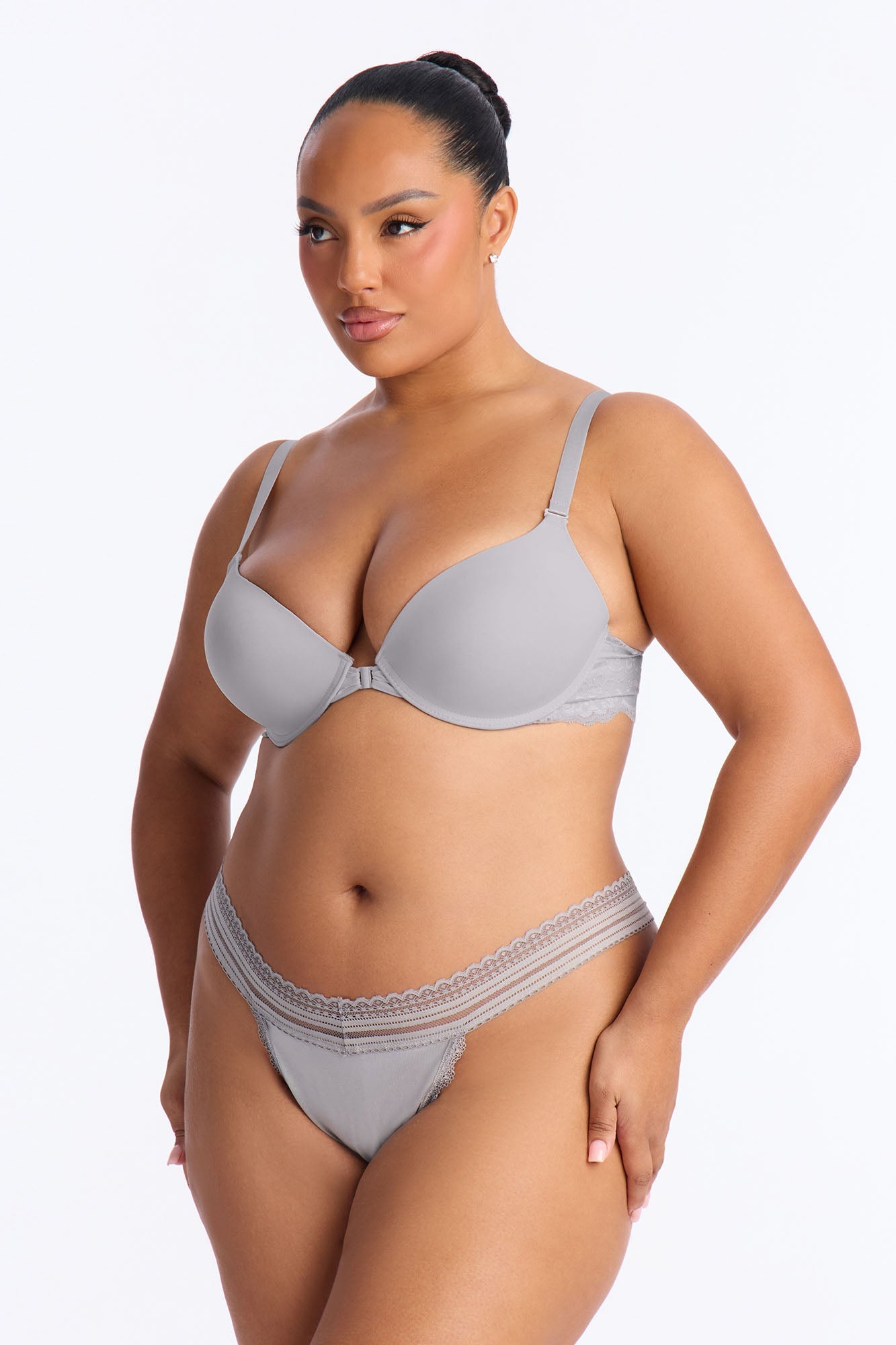 In That Way Cotton Bikini Panty - Grey