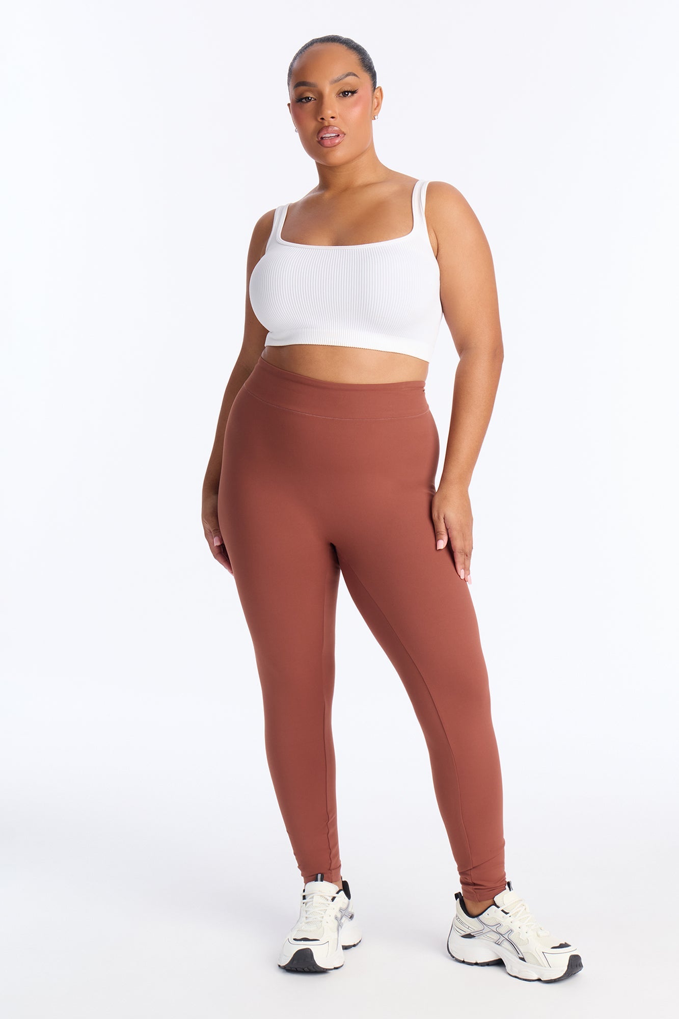 Sunrise Stretch Super Soft Active Legging - Mocha