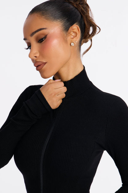 Nika Snatched Pant Set - Black