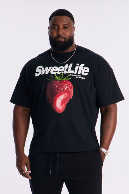 Sweetlife Boxy Short Sleeve Tee - Black