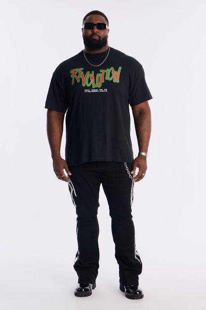 Revolution Short Sleeve Tee - Black Wash